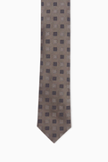 Brunello Cucinelli Square Pattern Neck Tie in Silk