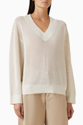 Brunello Cucinelli Net Sweater in Cashmere