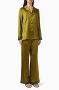 Reformation Ella Pajama Set in Silk
