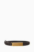 Khaite Empire Belt in Suede