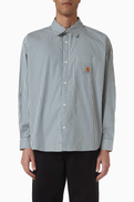 Carhartt WIP Daldry Striped Shirt in Cotton