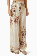 Brunello Cucinelli Bloom-print Pants