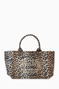 Ganni Medium Trapeze Logo Tote Bag