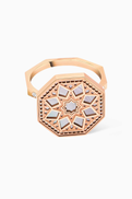 Samra Small Classic Turath Ring in 18kt Rose Gold
