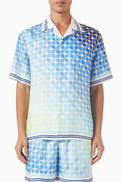 Casablanca Tennis Tile Cuban Shirt