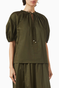 JOSEPH Nador Top in Cotton