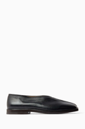 Lemaire Piped Slippers in Leather