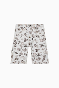 MARC JACOBS Striped Printed Bermuda Shorts