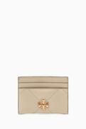 Tory Burch Kira Diamond-quilted Card Case in Leather