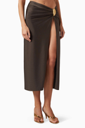 Simkhai Eiana Shell Midi Skirt