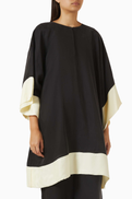By Malene Birger Cime Oversized Dress in Cupro Blend