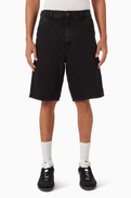 Carhartt WIP Single Knee Shorts in Denim