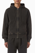 ENTIRE STUDIOS Slim Zip Up Hoodie in Cotton