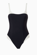 Simkhai Char Colour-block One-piece Swimsuit