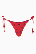 Staud Sisley Side-tie Bikini Briefs