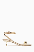 Simkhai Hanna Kitten Sandals in Leather