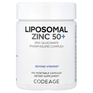 Codeage, Liposomal Zinc 50+, 100 Vegetable Capsules 50 mg per Capsule