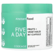 Codeage, Five A Day, Fruits + Vegetables in 1 Capsule, 30 Capsules