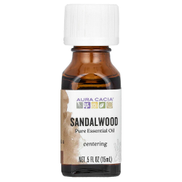 Aura Cacia, Pure Essential Oil, Sandalwood, 0.5 fl oz 15 ml