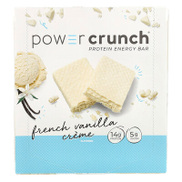BNRG, Power Crunch , Protein Energy Bar, French Vanilla Creme, 12 Bars, 1.4 oz 40 g Each