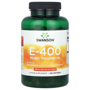 Swanson Vitamins, Vitamin E-400, Mixed Tocopherols, 400 IU 268 mg, 250 Softgels