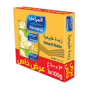 زبدة طبيعية غير مملحة - 100 جم